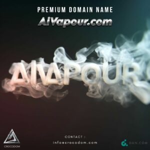 AiVapour_com_premium_domain_name_crocodom_com_vapour_artificial_intelligence